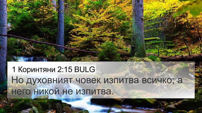 1 Коринтяни 2:15 BULG Bible Verse Image