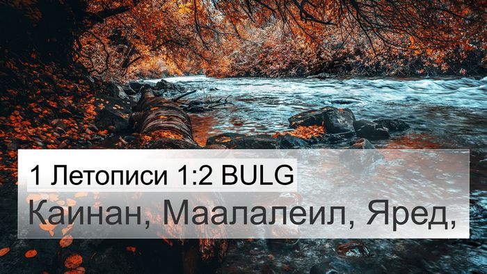 1 Летописи 1:2 BULG Bible Verse Image