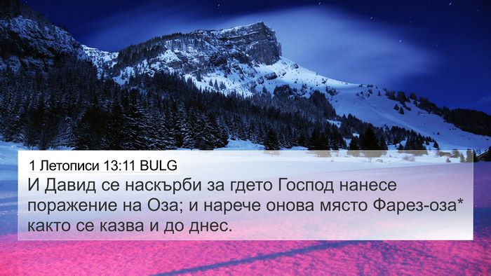 1 Летописи 13:11 BULG Bible Verse Image