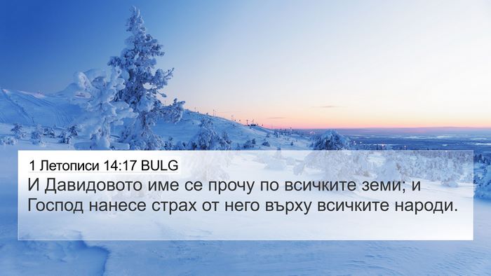 1 Летописи 14:17 BULG Bible Verse Image