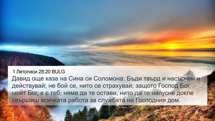 1 Летописи 28:20 BULG Bible Verse Image