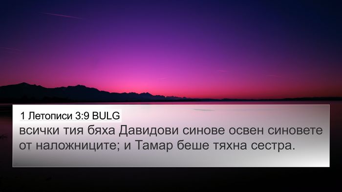 1 Летописи 3:9 BULG Bible Verse Image