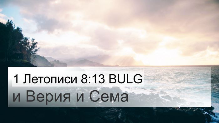 1 Летописи 8:13 BULG Bible Verse Image