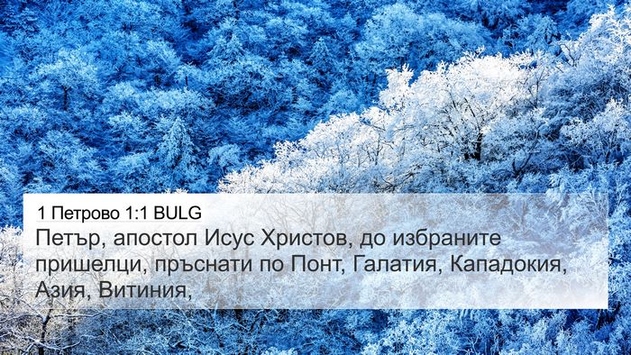 1 Петрово 1:1 BULG Bible Verse Image
