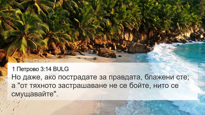 1 Петрово 3:14 BULG Bible Verse Image