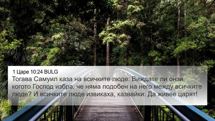 1 Царе 10:24 BULG Bible Verse Image