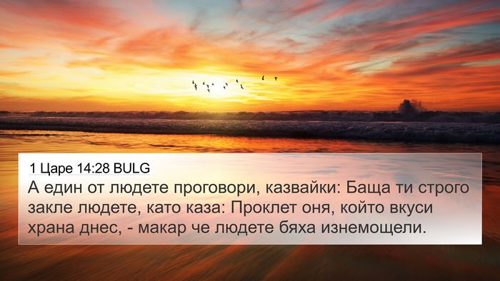 1 Царе 14:28 BULG Bible Verse Image