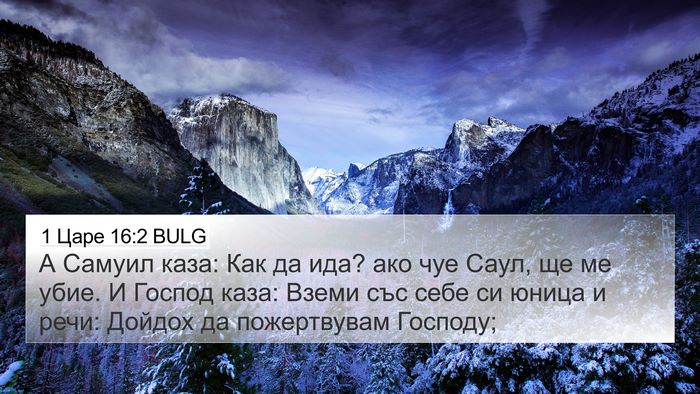 1 Царе 16:2 BULG Bible Verse Image