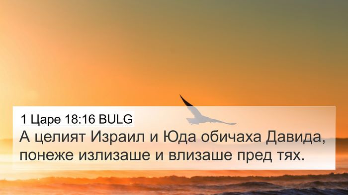 1 Царе 18:16 BULG Bible Verse Image