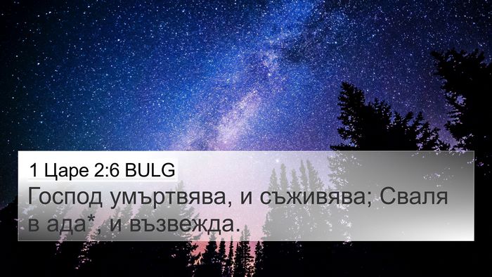 1 Царе 2:6 BULG Bible Verse Image