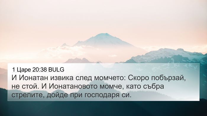 1 Царе 20:38 BULG Bible Verse Image
