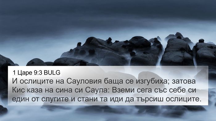 1 Царе 9:3 BULG Bible Verse Image