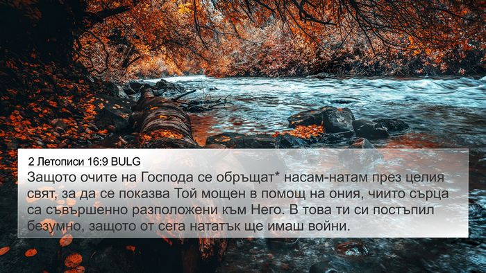 2 Летописи 16:9 BULG Bible Verse Image