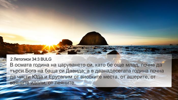 2 Летописи 34:3 BULG Bible Verse Image
