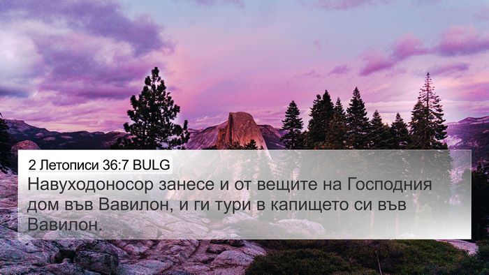 2 Летописи 36:7 BULG Bible Verse Image