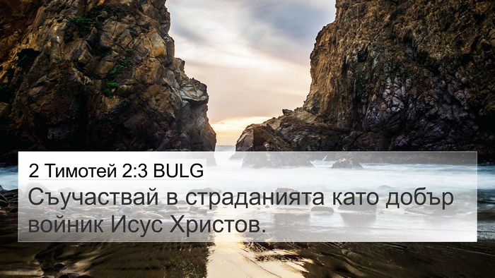 2 Тимотей 2:3 BULG Bible Verse Image
