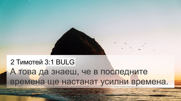 2 Тимотей 3:1 BULG Bible Verse Image
