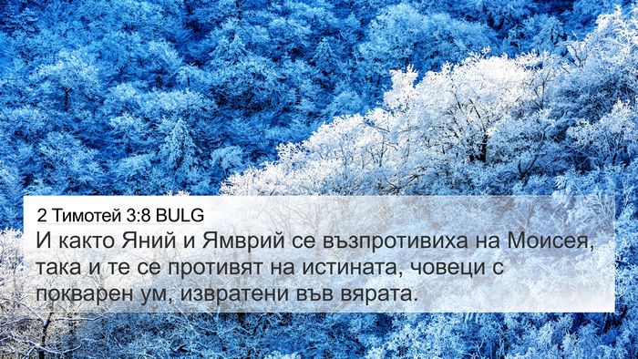 2 Тимотей 3:8 BULG Bible Verse Image