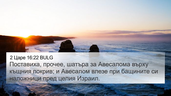 2 Царе 16:22 BULG Bible Verse Image