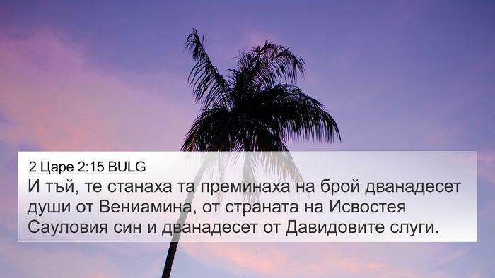 2 Царе 2:15 BULG 4K Wallpaper - И тъй, те станаха та - 4K Wallpaper Bible Verse