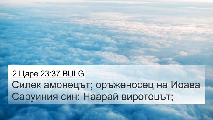 2 Царе 23:37 BULG Bible Verse Image