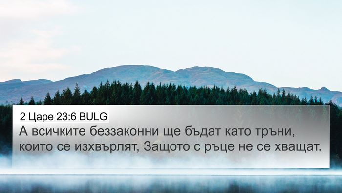 2 Царе 23:6 BULG Bible Verse Image