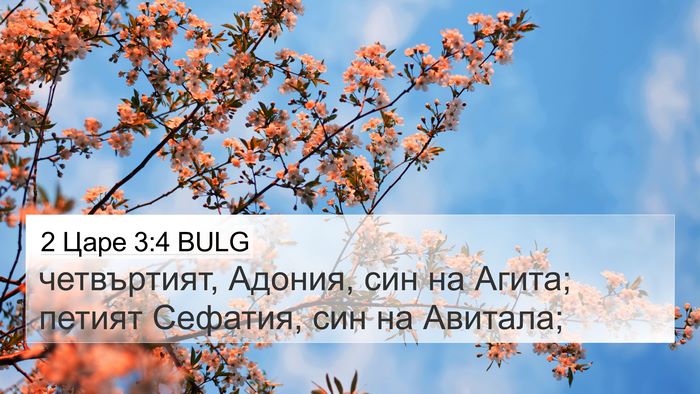 2 Царе 3:4 BULG Bible Verse Image