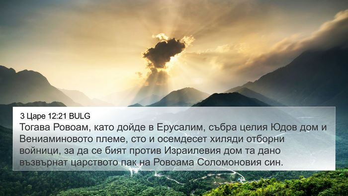 3 Царе 12:21 BULG Bible Verse Image