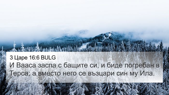 3 Царе 16:6 BULG Bible Verse Image
