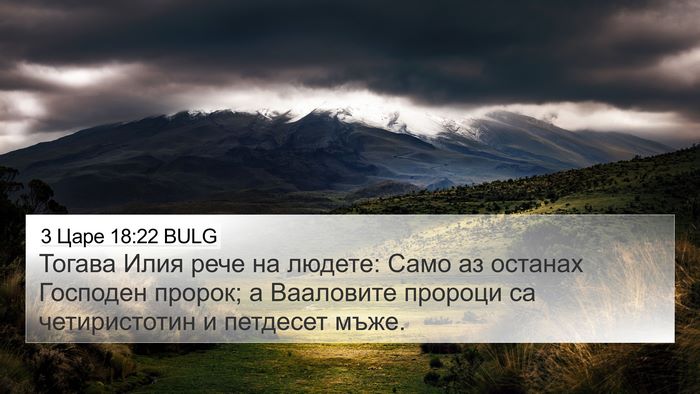 3 Царе 18:22 BULG Bible Verse Image