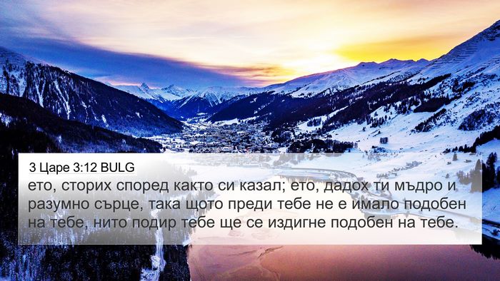 3 Царе 3:12 BULG Bible Verse Image