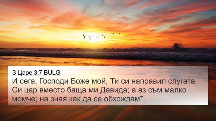 3 Царе 3:7 BULG Bible Verse Image