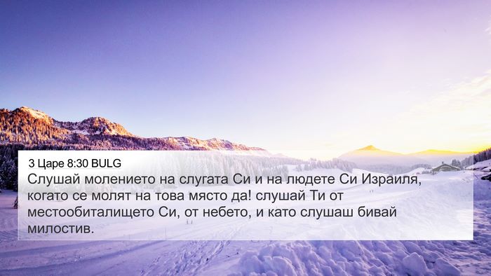 3 Царе 8:30 BULG Bible Verse Image
