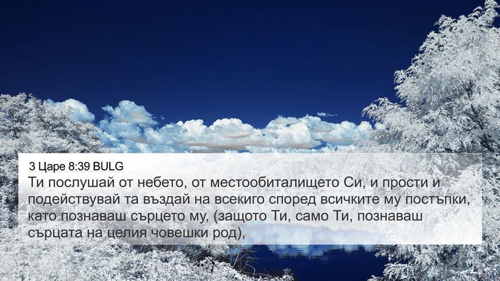 3 Царе 8:39 BULG Bible Verse Image