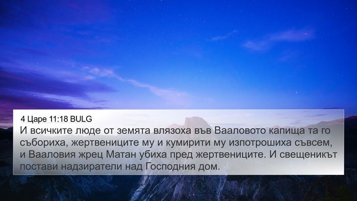 4 Царе 11:18 BULG Bible Verse Image