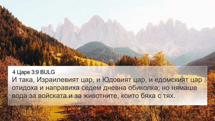4 Царе 3:9 BULG Bible Verse Image