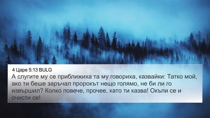 4 Царе 5:13 BULG Bible Verse Image