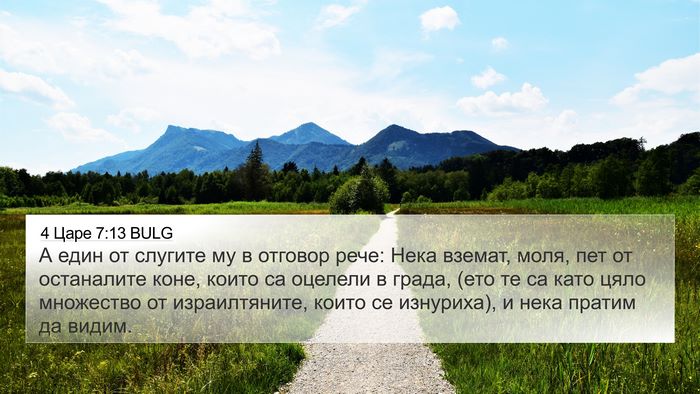 4 Царе 7:13 BULG Bible Verse Image