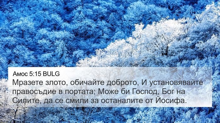 Амос 5:15 BULG Bible Verse Image