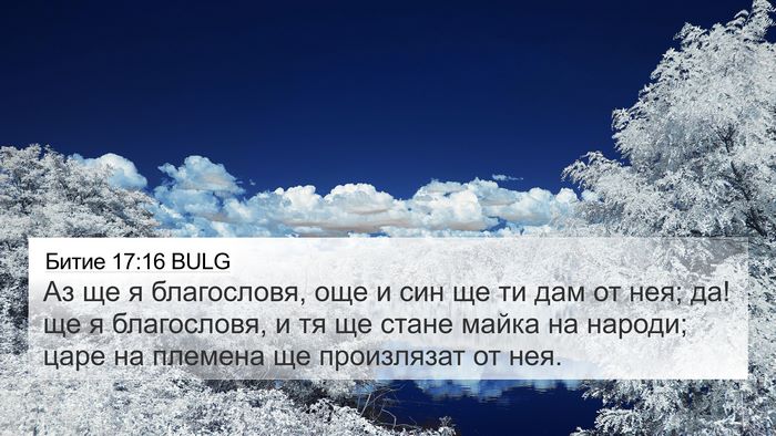 Битие 17:16 BULG Bible Verse Image