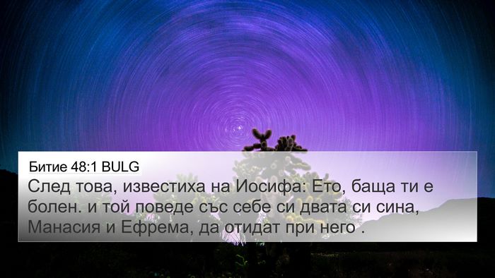 Битие 48:1 BULG Bible Verse Image