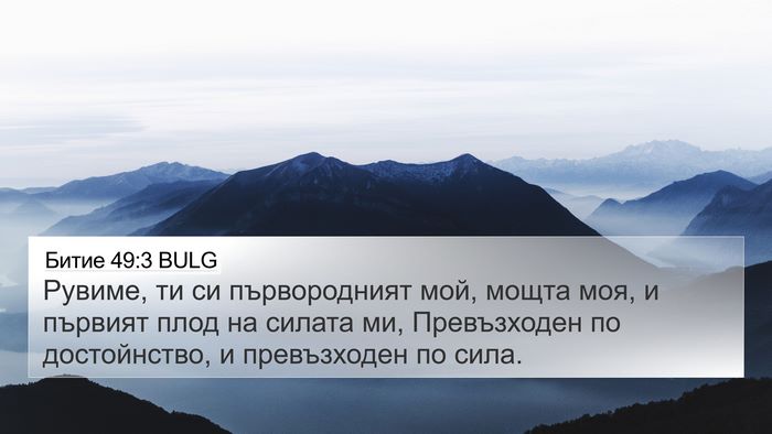 Битие 49:3 BULG Bible Verse Image