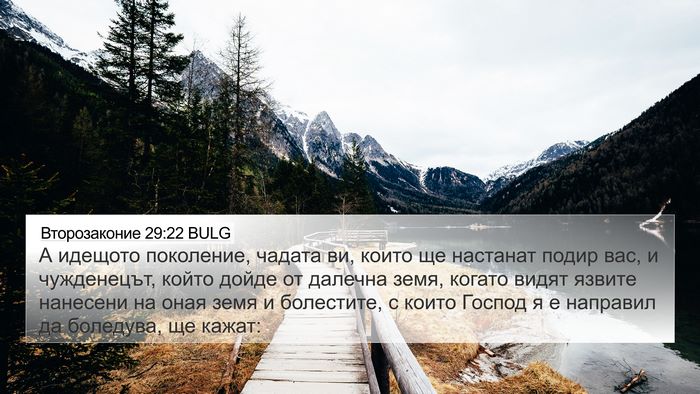Второзаконие 29:22 BULG Bible Verse Image