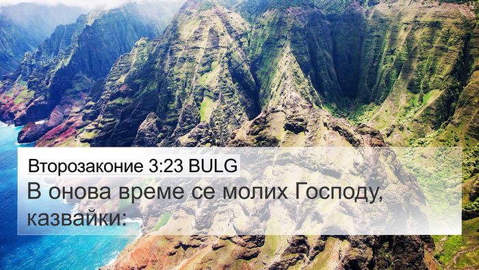 Второзаконие 3:23 BULG Bible Verse Image