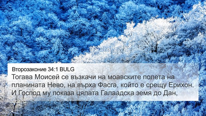 Второзаконие 34:1 BULG Bible Verse Image