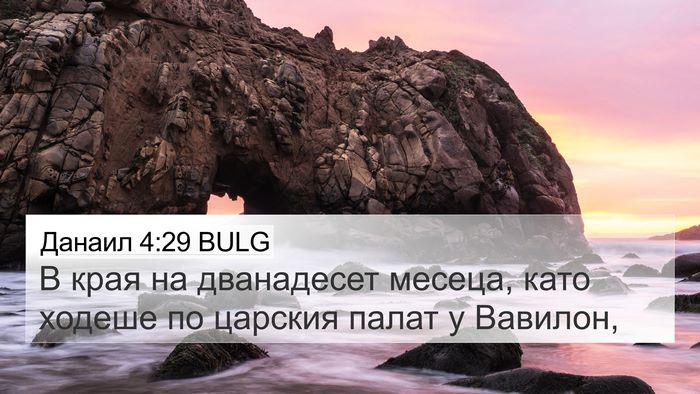 Данаил 4:29 BULG Bible Verse Image