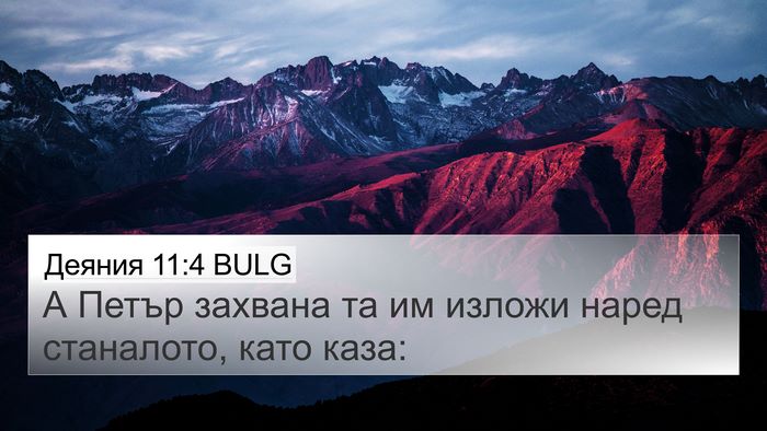 Деяния 11:4 BULG Bible Verse Image