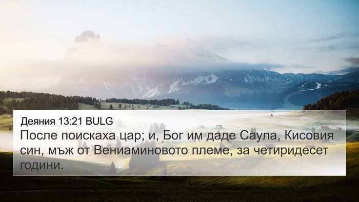 Деяния 13:21 BULG Bible Verse Image