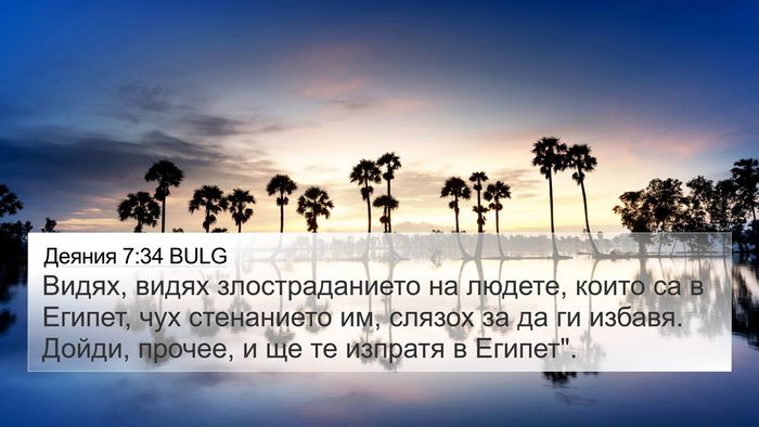 Деяния 7:34 BULG Bible Verse Image