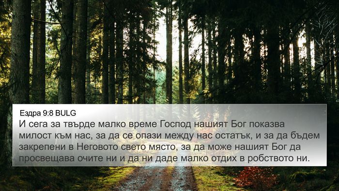 Ездра 9:8 BULG Bible Verse Image